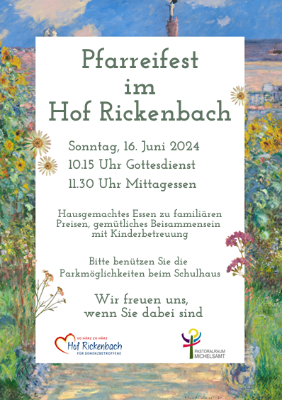 Pfarreifest im Hof Rickenbach